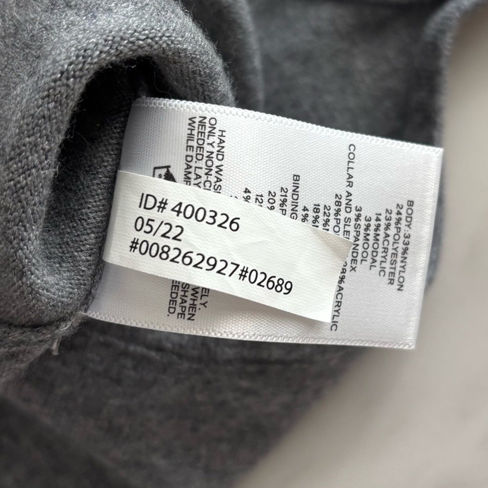 Express soft bodysuit gray size S - Picture 4 of 10
